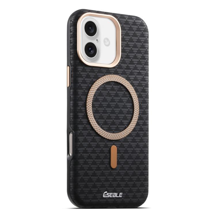 ESEBLE L3 Triangular Shield Metal Lens Magnetic Phone Case, For iPhone 17, For iPhone 16 Pro Max, For iPhone 16 Pro, For iPhone 16, For iPhone 15 Pro Max, For iPhone 15 Pro, For iPhone 15, For iPhone 14 / 13, For iPhone 14 Pro, For iPhone 14 Pro Max