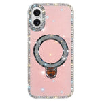Rhinestone Glitter Kickstand Dual-side IMD Phone Case, For iPhone 17 Pro Max, For iPhone 17 Pro, For iPhone 17, For iPhone Air, For iPhone 16 Pro Max, For iPhone 16 Pro, For iPhone 16 Plus, For iPhone 16
