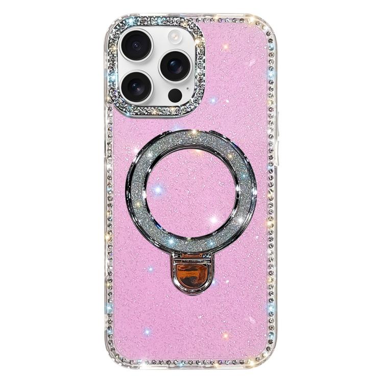 Rhinestone Glitter Kickstand Dual-side IMD Phone Case, For iPhone 17 Pro Max, For iPhone 17 Pro, For iPhone 17, For iPhone Air, For iPhone 16 Pro Max, For iPhone 16 Pro, For iPhone 16 Plus, For iPhone 16