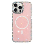Rhinestone Dual-side IMD PC Hybrid TPU Magnetic Phone Case, For iPhone 15 Pro Max, For iPhone 15 Pro, For iPhone 15, For iPhone 14, For iPhone 14 Pro, For iPhone 14 Pro Max, For iPhone 13 Pro Max, For iPhone 13 Pro