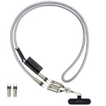 MOCOME W3 Type-C to Type-C Multifunctional Charging Cable Adjustable Crossbody Phone Lanyard