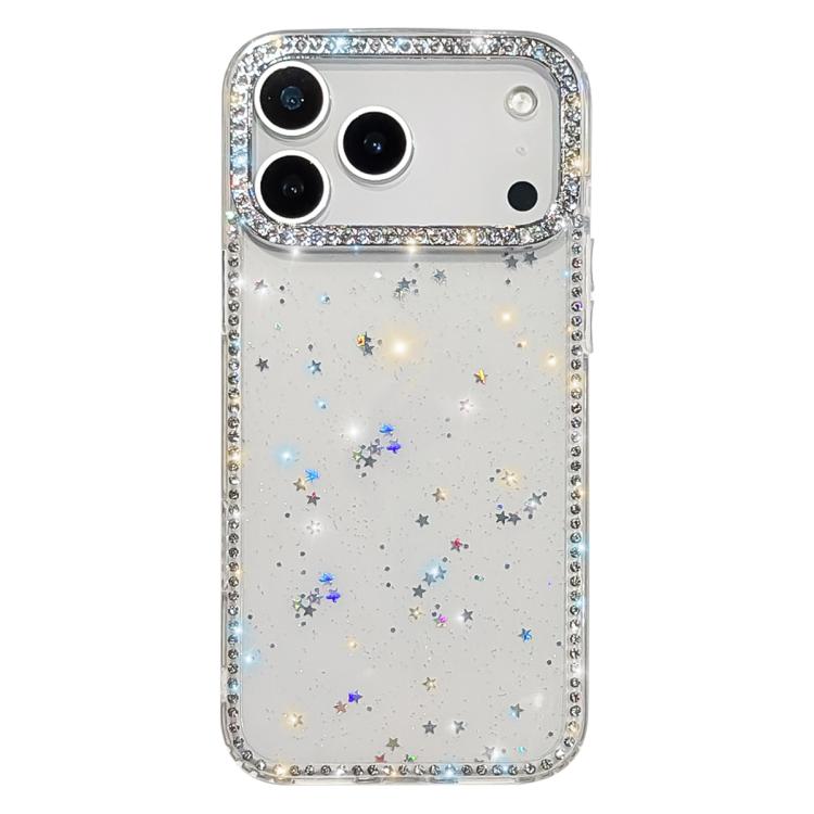 Rhinestone Dual-side IMD PC Hybrid TPU Phone Case, For iPhone 17 Pro Max, For iPhone 17 Pro, For iPhone 17, For iPhone Air, For iPhone 16 Pro Max, For iPhone 16 Pro, For iPhone 16 Plus, For iPhone 16