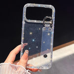 Rhinestone Glitter Wristband Holder Phone Case, For iPhone 17 Pro, For iPhone 17, For iPhone Air, For iPhone 16 Pro Max, For iPhone 16 Pro, For iPhone 16 Plus, For iPhone 16, For iPhone 15 Pro Max