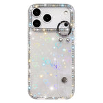 Rhinestone Glitter Wristband Holder Phone Case, For iPhone 17 Pro, For iPhone 17, For iPhone Air, For iPhone 16 Pro Max, For iPhone 16 Pro, For iPhone 16 Plus, For iPhone 16, For iPhone 15 Pro Max