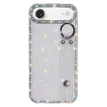 Rhinestone Glitter Wristband Holder Phone Case, For iPhone 17 Pro, For iPhone 17, For iPhone Air, For iPhone 16 Pro Max, For iPhone 16 Pro, For iPhone 16 Plus, For iPhone 16, For iPhone 15 Pro Max