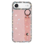 Rhinestone Glitter Wristband Holder Phone Case, For iPhone 17 Pro, For iPhone 17, For iPhone Air, For iPhone 16 Pro Max, For iPhone 16 Pro, For iPhone 16 Plus, For iPhone 16, For iPhone 15 Pro Max