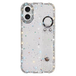 Rhinestone Glitter Wristband Holder Phone Case, For iPhone 17 Pro, For iPhone 17, For iPhone Air, For iPhone 16 Pro Max, For iPhone 16 Pro, For iPhone 16 Plus, For iPhone 16, For iPhone 15 Pro Max