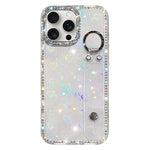Rhinestone Glitter Wristband Holder Phone Case, For iPhone 17 Pro, For iPhone 17, For iPhone Air, For iPhone 16 Pro Max, For iPhone 16 Pro, For iPhone 16 Plus, For iPhone 16, For iPhone 15 Pro Max