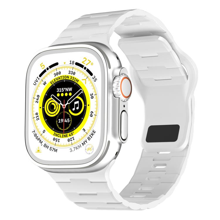 xDfind Woven Reverse Buckle Solid Color Silicone Watch Band, For Apple Watch 42 / 44 / 45 / 46 / 49mm