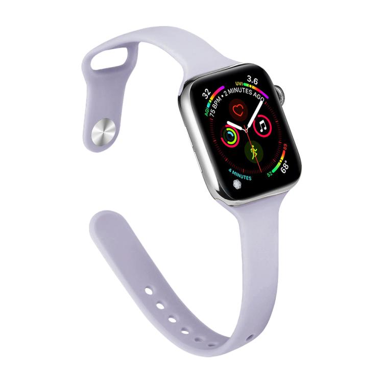 xDfind Small Waist Reverse Buckle Silicone Watch Band, For Apple Watch 38 / 40 / 41 / S11 42mm
