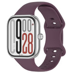 xDfind Solid Color Butterfly Buckle Silicone Watch Band, For Xiaomi Band 10 Pro / 9 Pro / Redmi Watch 6