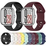 xDfind Solid Color Butterfly Buckle Silicone Watch Band, For Xiaomi Band 10 Pro / 9 Pro / Redmi Watch 6