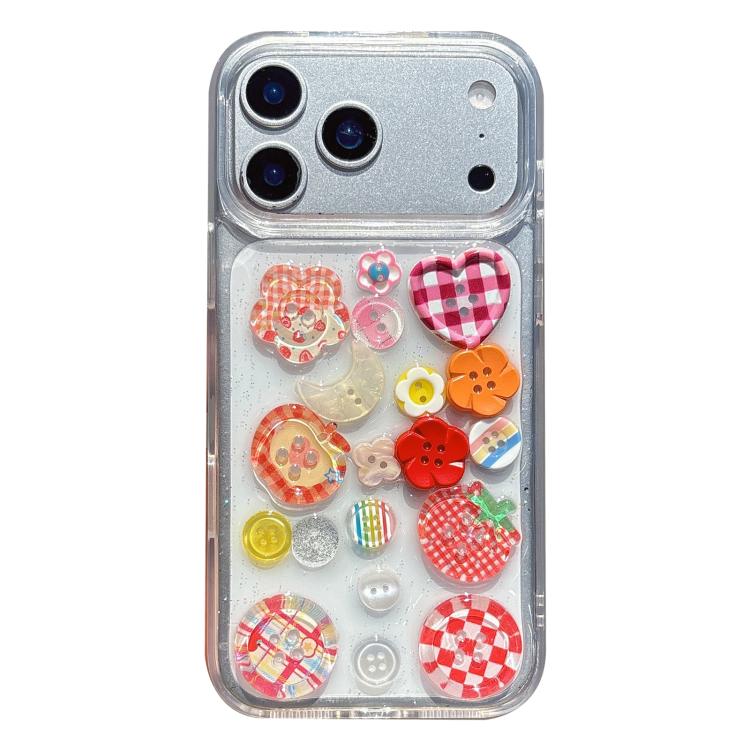 Epoxy Resin 3D Pattern Acrylic Transparent Phone Case, For iPhone 17 Pro Max, For iPhone 17 Pro, For iPhone 17, For iPhone Air, For iPhone 16 Pro Max, For iPhone 16 Pro, For iPhone 16 Plus, For iPhone 16, For iPhone 15 Pro Max, For iPhone 15 Pro       ...
