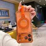 Crystal Shield Ring Holde TPU + Acrylic Magnetic Phone Case, For iPhone 13
