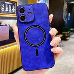 Lambskin Faux Leather Magnetic Phone Case, For iPhone 14 Pro Max, For iPhone 13 Pro Max, For iPhone 13 Pro, For iPhone 13, For iPhone 12, For iPhone 12 Pro Max, For iPhone 12 Pro, For iPhone 11 Pro Max