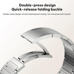 xDfind Quick-release Fold-over Clasp Titanium Alloy Watch Band, For Huawei Watch 5 42mm