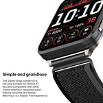xDfind Wild Path Loop Nylon Woven Quick-release Watch Band, For Garmin Venu X1