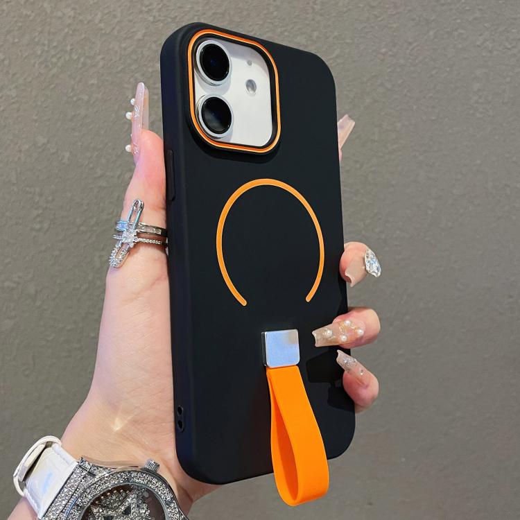 Skin-feel Magnetic TPU Phone Case with Silicone Strap, For iPhone 13, For iPhone 12 / 12 Pro, For iPhone 12 Pro Max, For iPhone 11 Pro Max, For iPhone 11, For iPhone 11 Pro