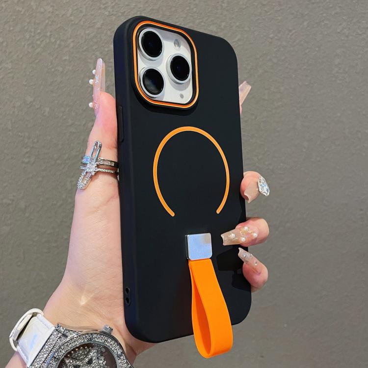 Skin-feel Magnetic TPU Phone Case with Silicone Strap, For iPhone 13, For iPhone 12 / 12 Pro, For iPhone 12 Pro Max, For iPhone 11 Pro Max, For iPhone 11, For iPhone 11 Pro