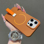 Skin-feel Magnetic TPU Phone Case with Silicone Strap, For iPhone 14 Pro Max, For iPhone 13 Pro Max, For iPhone 13 Pro, For iPhone 13, For iPhone 12 / 12 Pro, For iPhone 12 Pro Max, For iPhone 11 Pro Max, For iPhone 11, For iPhone 11 Pro