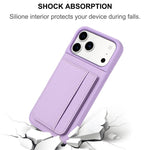 Litchi Pattern Magnetic Card Bag Holder Phone Case, For iPhone 17 Pro Max, For iPhone 17 Pro