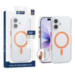 XDcase Frosted Transparent Magnetic Shockproof Phone Case, For iPhone 17 Pro Max, For iPhone 17 Pro, For iPhone 17