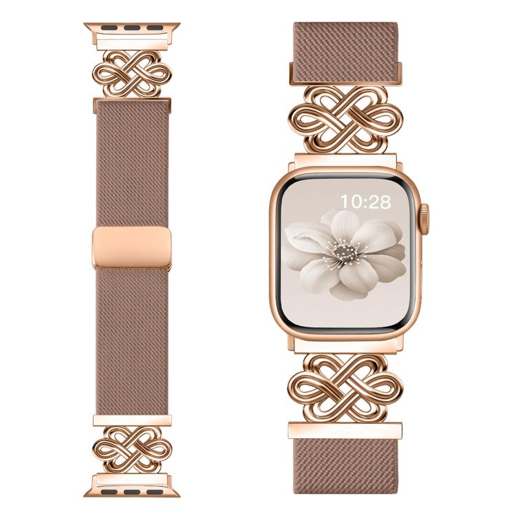 xDfind Chinese Knot Nylon Braided Magnetic Buckle Watch Band, For Apple Watch 42 / 44 / 45 / 46 / 49mm, For Apple Watch 38 / 40 / 41 / S11 42mm