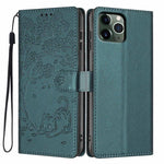 Tree Cat Embossed Flip Vegan Leather Phone Case, For iPhone 11 Pro Max, For iPhone 11, For iPhone 11 Pro