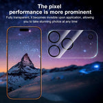 XDcase 5pcs Silkscreen Integrated Tempered Glass Back Camera Film, For iPhone 17 Pro Max, For iPhone 17 Pro, For iPhone 17, For iPhone Air
