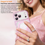 Wavy Frame Star Diamond Electroplate TPU Glitter Magnetic Phone Case, For iPhone 17 Pro Max, For iPhone 17 Pro, For iPhone 17, For iPhone 16 Pro Max, For iPhone 16 Pro, For iPhone 16