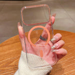 Kemeng Clear PC Magnetic Phone Case, For iPhone 18 Pro / 17 Pro, For iPhone 18 Pro Max / 17 Pro Max