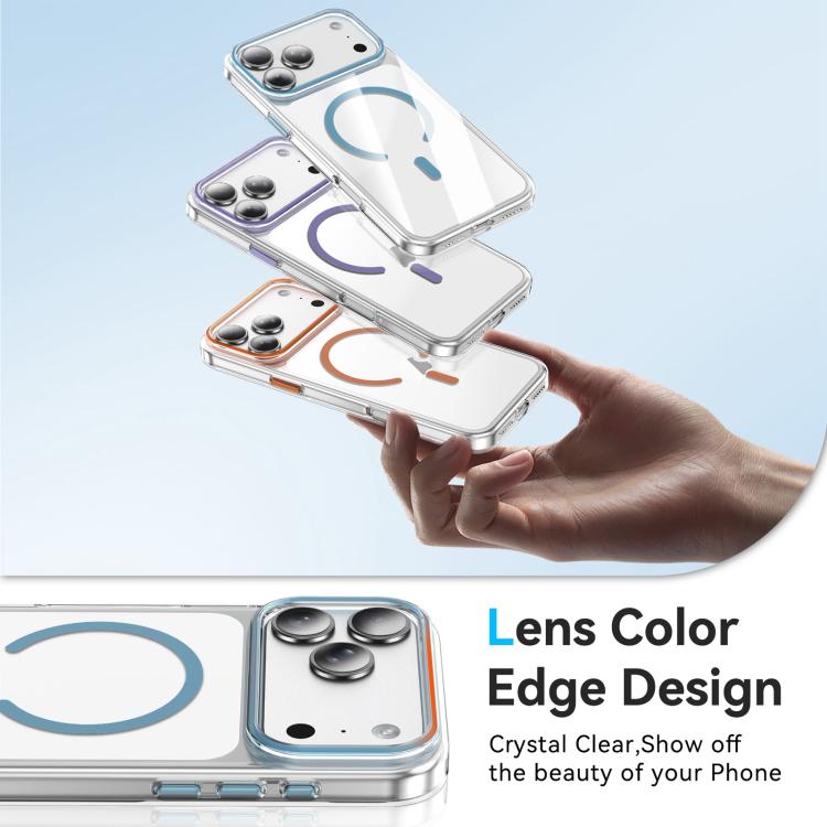 Kemeng Clear PC Magnetic Phone Case, For iPhone 18 Pro / 17 Pro, For iPhone 18 Pro Max / 17 Pro Max