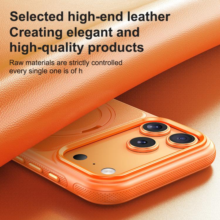 Leather Texture 360 Degrees Rotating Magnetic Holder Phone Case, For iPhone 17 Pro Max, For iPhone 17 Pro, For iPhone 17, For iPhone Air, For iPhone 16 Pro Max, For iPhone 16 Pro, For iPhone 16 Plus, For iPhone 16