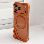 Dolphin Original Color Metal Frameless 360 Rotation Holder Magnetic Phone Case, For iPhone 17 Pro Max, For iPhone 17 Pro