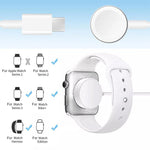 xDfind For Apple Watch Smart Watch Aluminum Alloy Charging Holder and Type-C Charger Set, Aluminum Alloy+Type-C