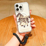Horse Year Acrylic Magnetic Full Coverage Phone Case with Lanyard, For iPhone 13, For iPhone 12, For iPhone 12 Pro Max, For iPhone 12 Pro