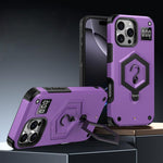 Hexagon Armor Magnetic Holder Weighing Scale Phone Case, For iPhone 17 Pro Max, For iPhone 17 Pro, For iPhone 17, For iPhone Air, For iPhone 16 Pro Max, For iPhone 16 Pro