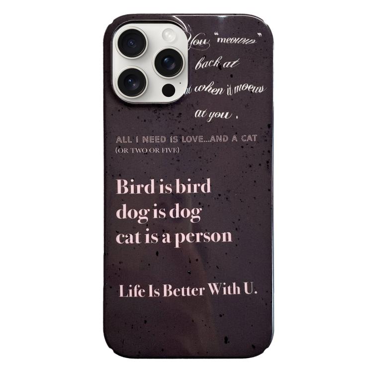 Painted Pattern PC Phone Case, For iPhone 17 Pro