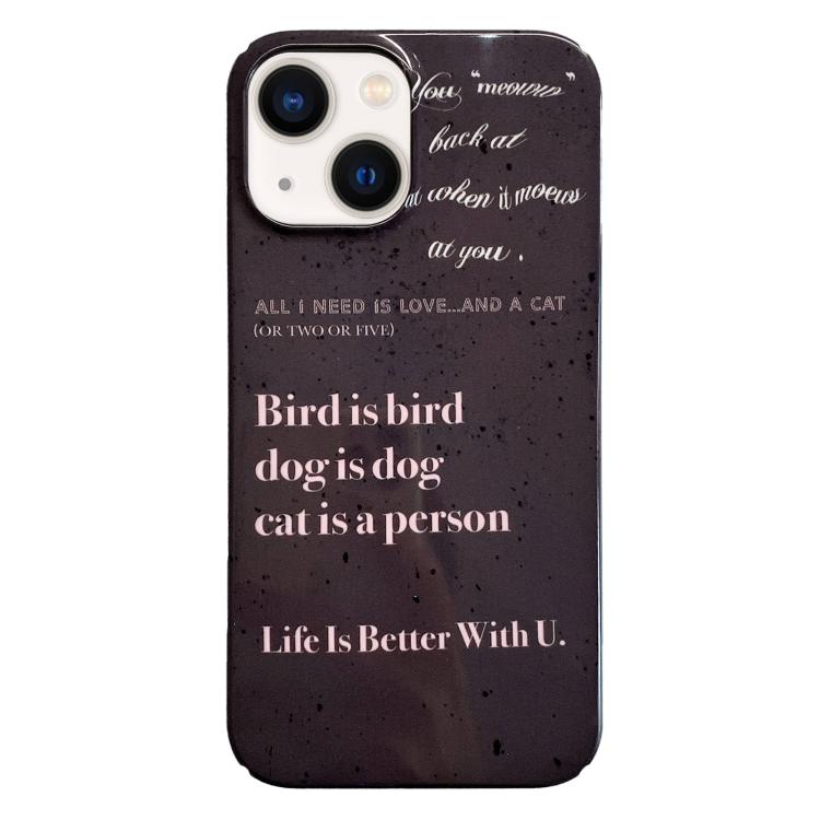 Painted Pattern PC Phone Case, For iPhone 16 Plus