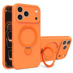 Liquid Silicone MagSafe Holder Phone Case, For iPhone 17 Pro Max, For iPhone 17 Pro, For iPhone 17, For iPhone Air
