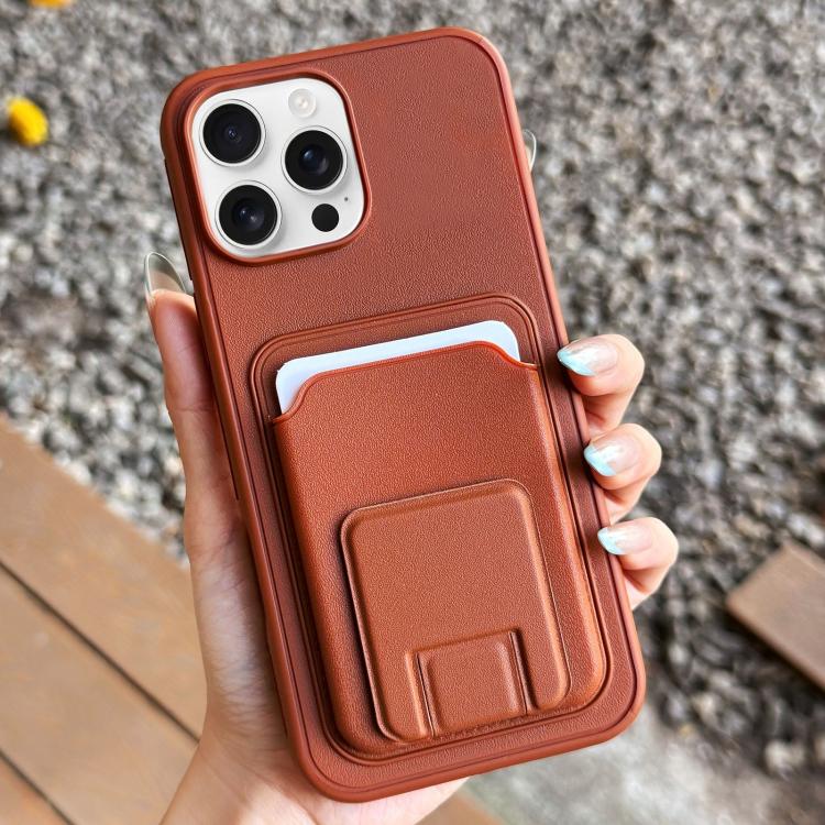 Square Folding Card Bag Holder Phone Case, For iPhone 14 Plus, For iPhone 14, For iPhone 14 Pro, For iPhone 14 Pro Max, For iPhone 13 Pro Max, For iPhone 13 Pro
