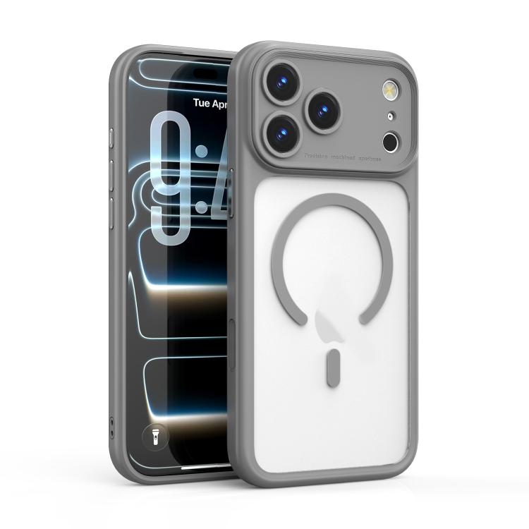 Precision Hole PC Transparent Shockproof Magnetic Phone Case, For iPhone 17 Pro Max, For iPhone 17 Pro
