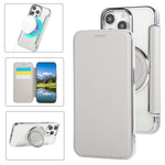Ultra-thin Rotation Holder Magnetic Plating Vegan Leather Phone Case, For iPhone 12 / 12 Pro, For iPhone 12 Pro Max
