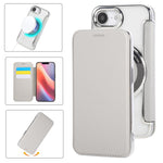 Ultra-thin Magnetic Plating Vegan Leather Phone Case, For iPhone 17 Pro Max, For iPhone 17 Pro, For iPhone 17, For iPhone Air, For iPhone 16e, For iPhone 16 Pro Max