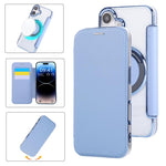 Ultra-thin Magnetic Plating Vegan Leather Phone Case, For iPhone 16 Pro, For iPhone 16 Plus, For iPhone 16, For iPhone 15 Pro Max, For iPhone 15 Pro, For iPhone 15 Plus / 14 Plus