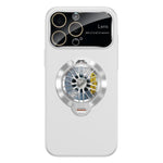Glaze PC Camera Window Gyro Kickstand Magnetic Phone Case, For iPhone 16 Plus, For iPhone 16, For iPhone 15 Pro Max, For iPhone 15 Pro, For iPhone 15 Plus, For iPhone 15