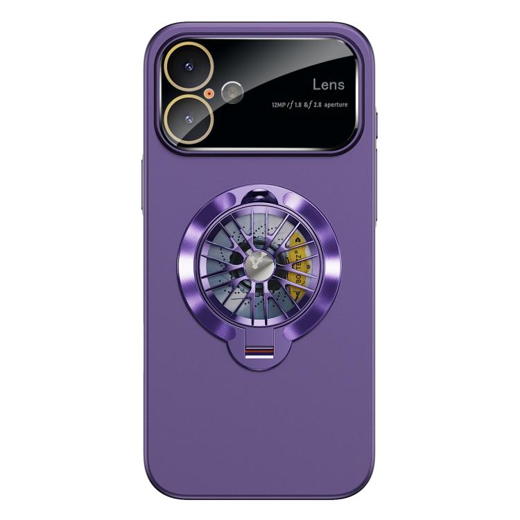 Glaze PC Camera Window Gyro Kickstand Magnetic Phone Case, For iPhone 16 Plus, For iPhone 16, For iPhone 15 Pro Max, For iPhone 15 Pro, For iPhone 15 Plus, For iPhone 15