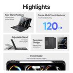 DUX DUCIS DK Series Backlight Magnetic Wireless Keyboard Vegan Leather Tablet Case, For iPad Pro 13 2025 / 2024, For iPad Pro 11 2025 / 2024, For iPad 2025 / 2022, For iPad Air 11 2025 / 2024, For iPad Air 13 2025 / 2024                                ...