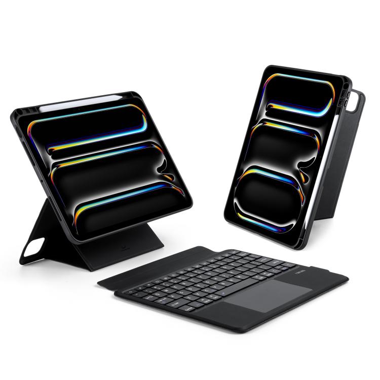 DUX DUCIS DK Series Backlight Magnetic Wireless Keyboard Vegan Leather Tablet Case, For iPad Pro 13 2025 / 2024, For iPad Pro 11 2025 / 2024, For iPad 2025 / 2022, For iPad Air 11 2025 / 2024, For iPad Air 13 2025 / 2024                                ...