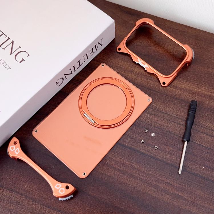 Jaguar Original Color Frameless 360 Rotation Holder Magnetic Phone Case, For iPhone 17 Pro Max, For iPhone 17 Pro